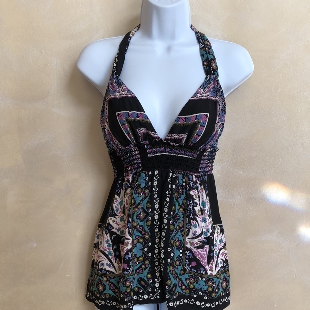 Beautiful Vintage Silk Halter top